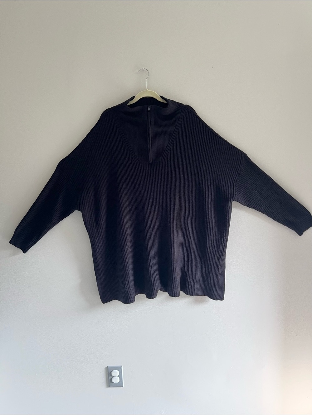 Woman’s Size 5X/6X Quarter Zip Knit Sweater